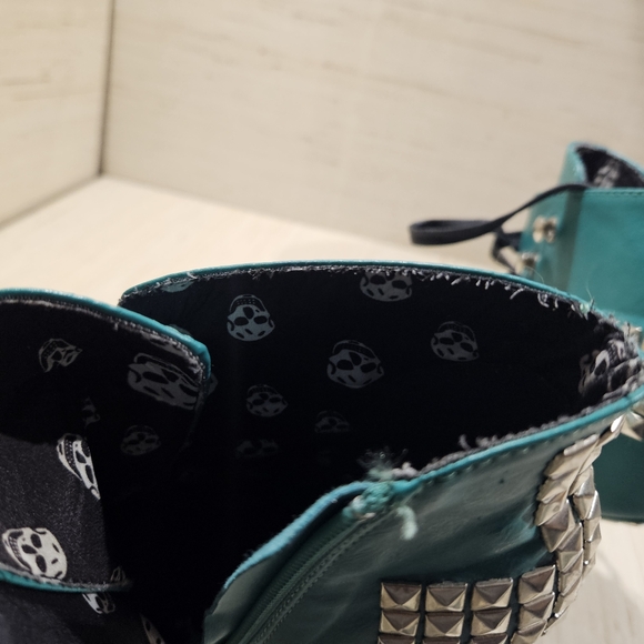 Heel less wedges mint and funky shoes - Picture 6 of 8